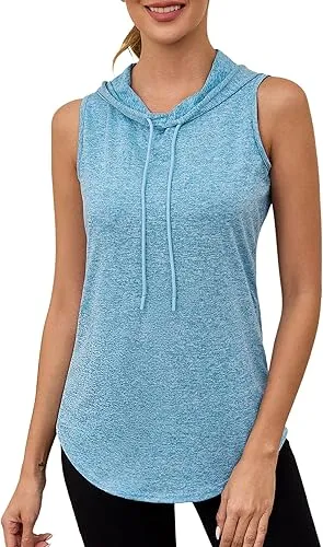 Hooded Gym Tank for Women
