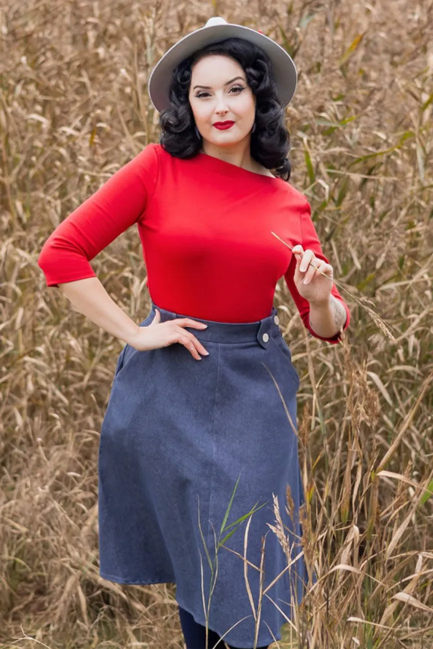 Janet Top in Red
