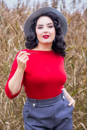 Janet Top in Red
