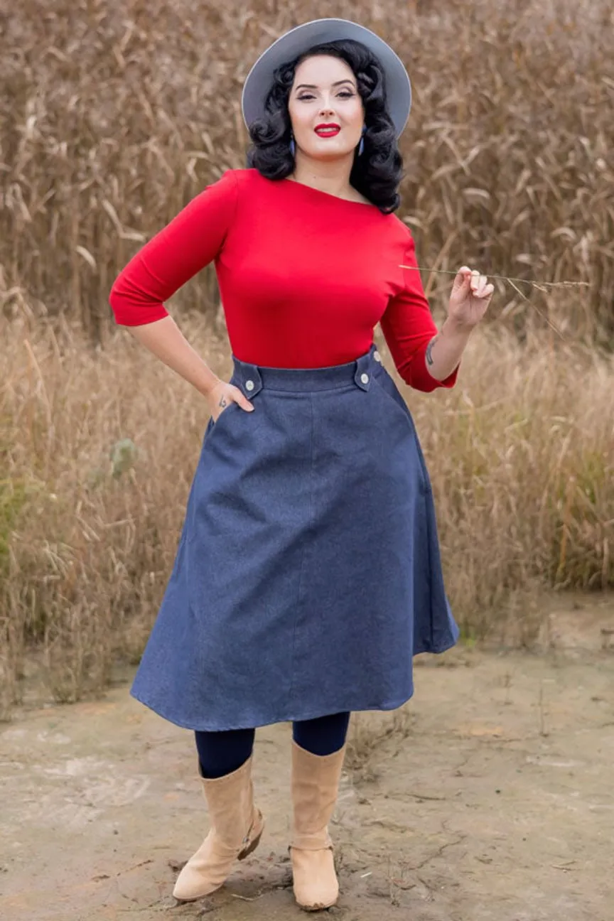 Janet Top in Red