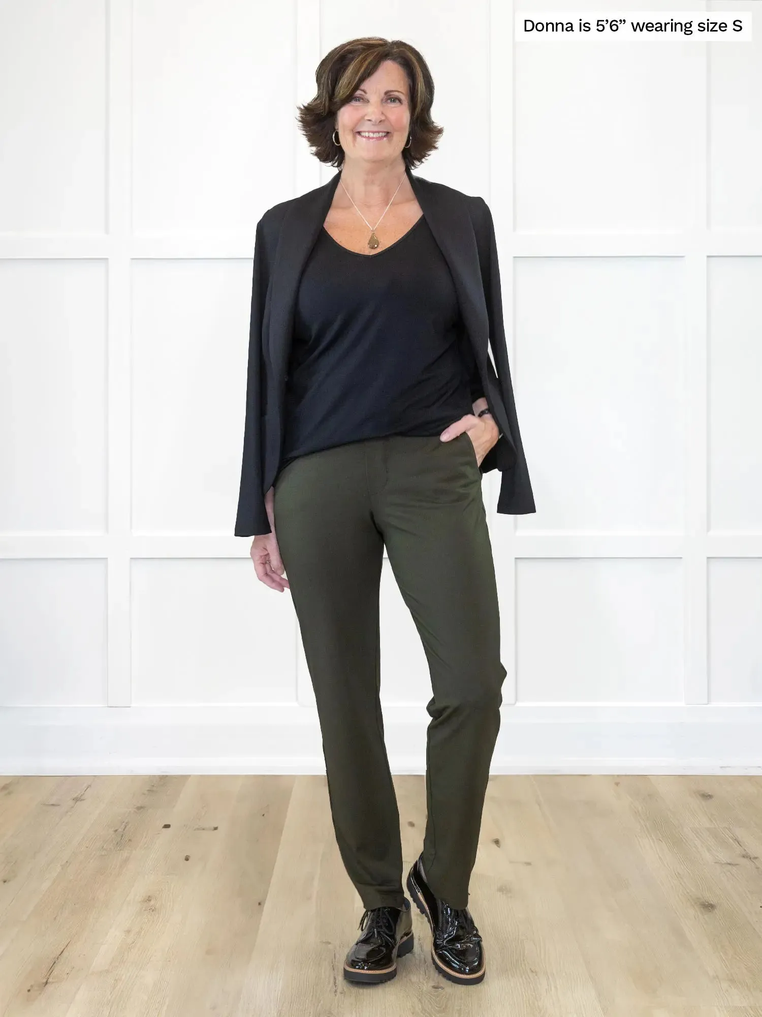 Jayna v-neck 3/4 sleeve top