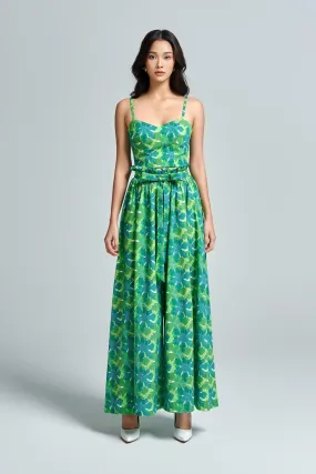 Jecly Pleated Wide Leg Raw Fabric Standard Length Pants