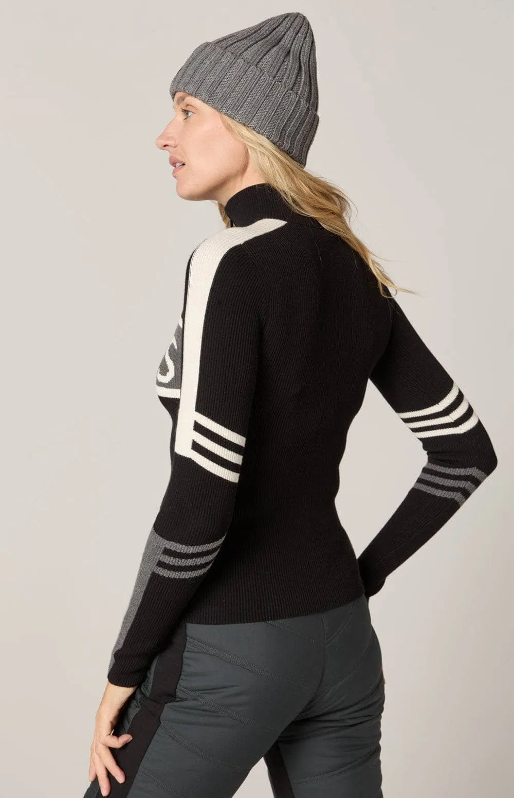 Kate 1/2 Zip Sweater | Black