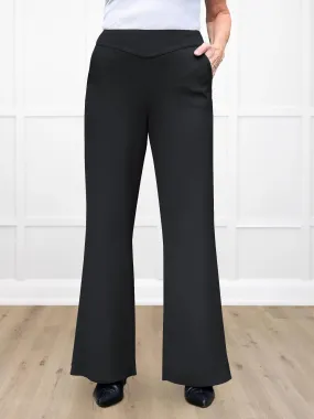 Kiva high waisted wide leg ponte pant