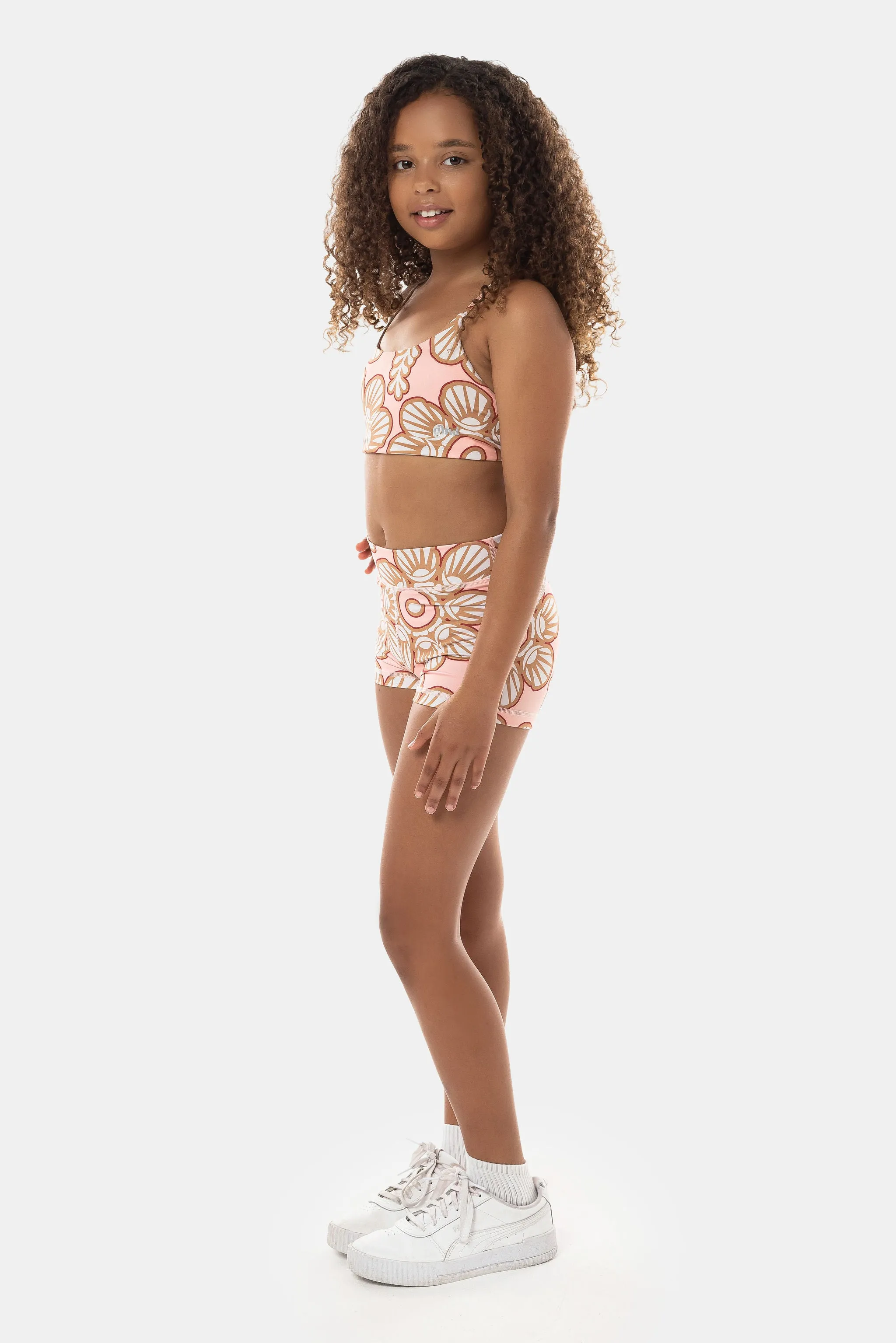 Lolana Luxe Crop Top - Peach