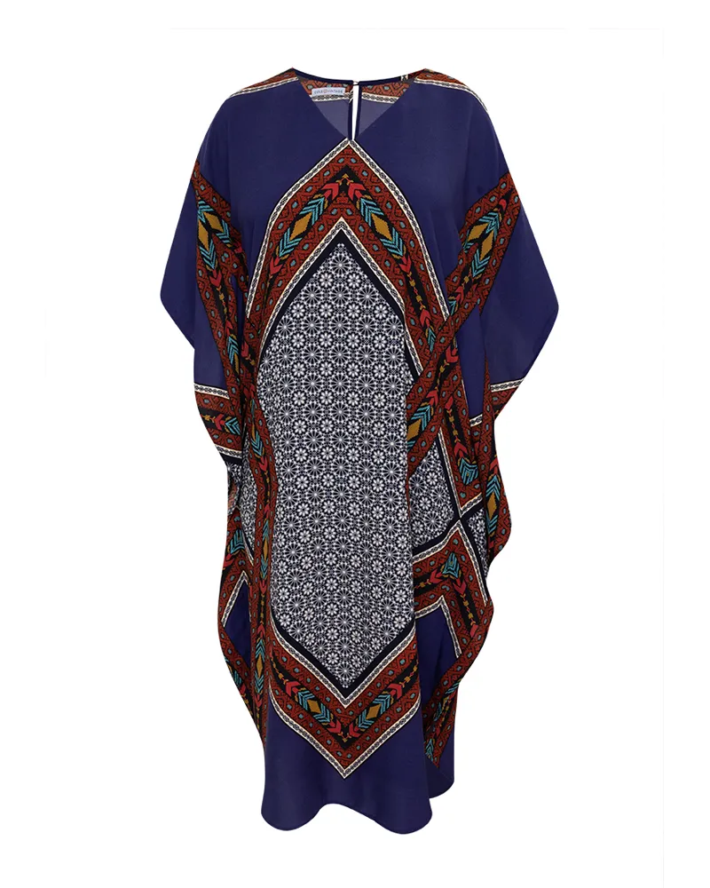 Malia Chiffon Kaftan Dress