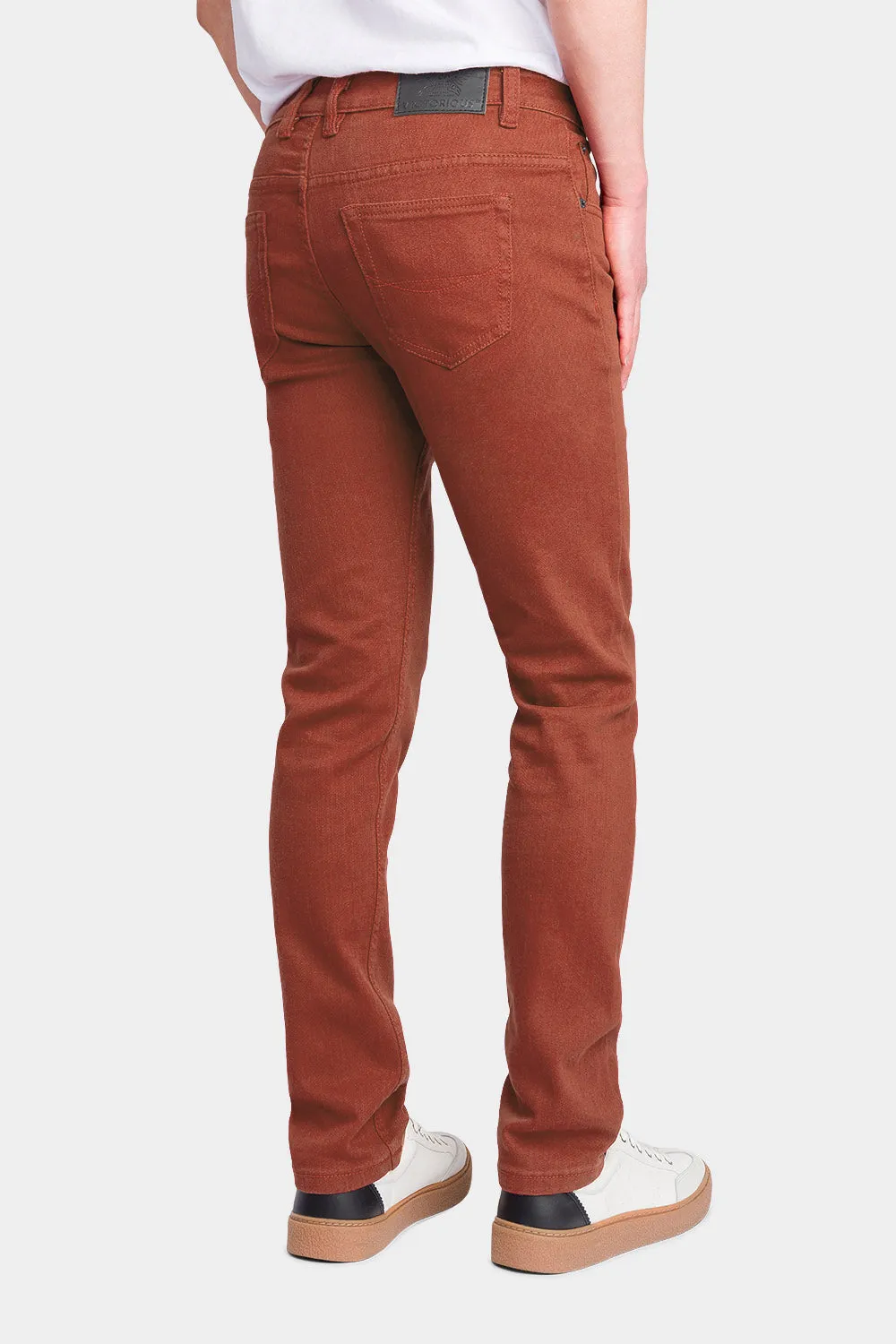 Men's Essential Skinny Fit Colored Jeans (Picante)
