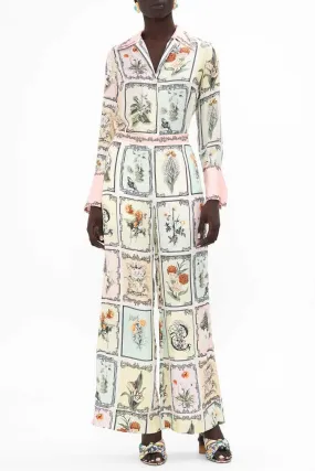 Minimal Wide Leg Pant in Long Live Letterpress | FINAL SALE