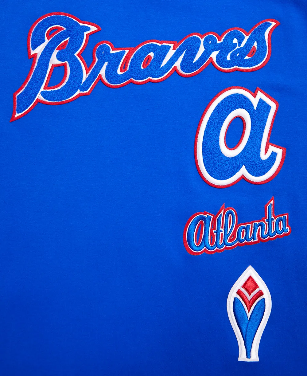 MLB ATLANTA BRAVES RETRO CLASSIC MEN'S TOP (ROYAL BLUE/RED)