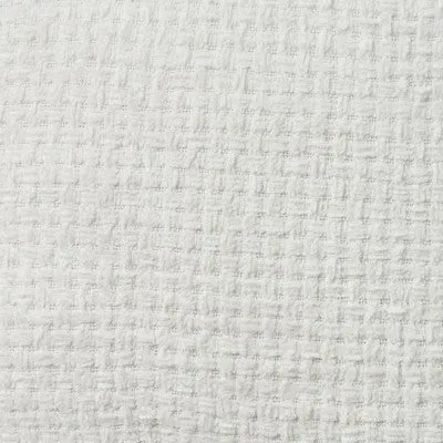 New - Mina Victory Lifestyle Woven Chenille 18" x 18" Set of 2 Indoor Throw Pillow White