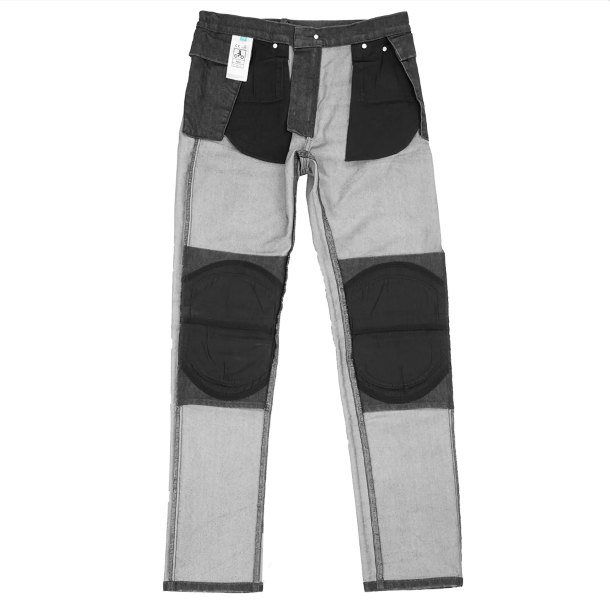 Original Approved Mens Black AA Jean Straight Riding Jeans