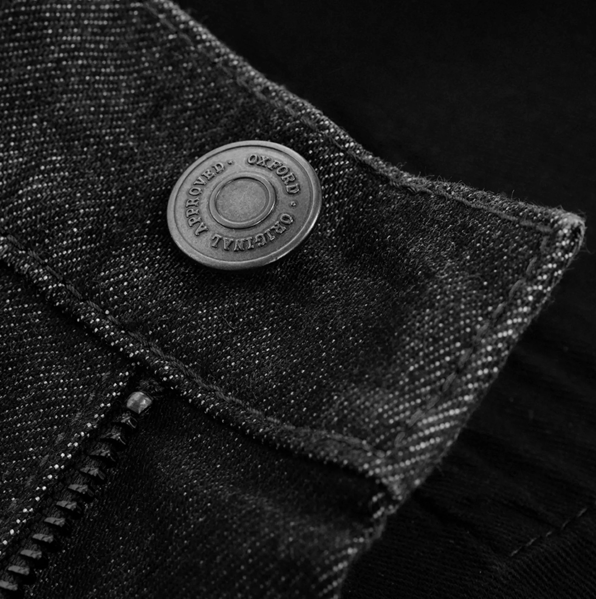 Original Approved Mens Black AA Jean Straight Riding Jeans
