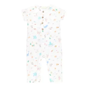 Print Muslin Jumpsuit Ocean Adventure
