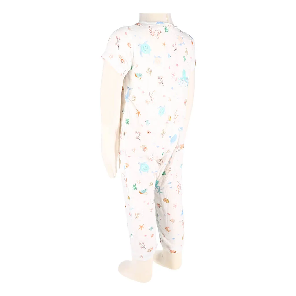 Print Muslin Jumpsuit Ocean Adventure