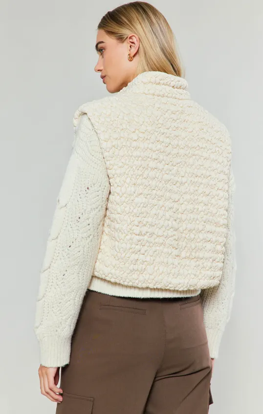 Quilted Cropped Vest