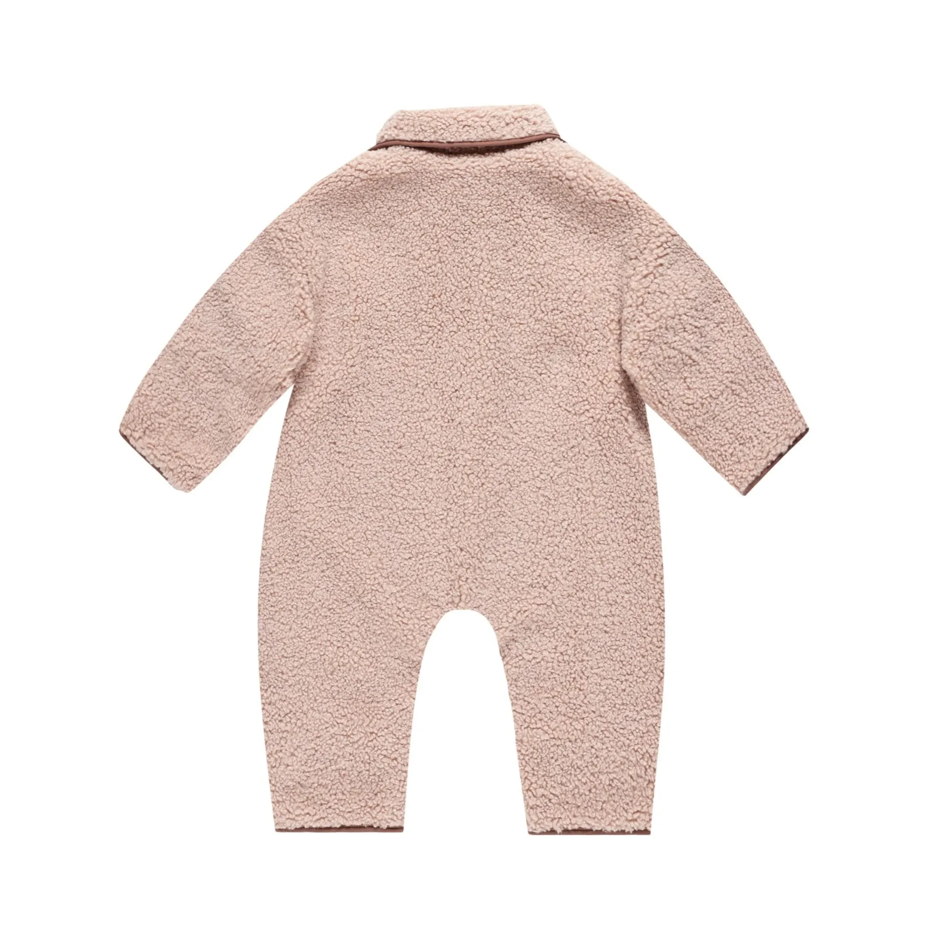 Quincy Mae - Shearling Jumpsuit - Blush