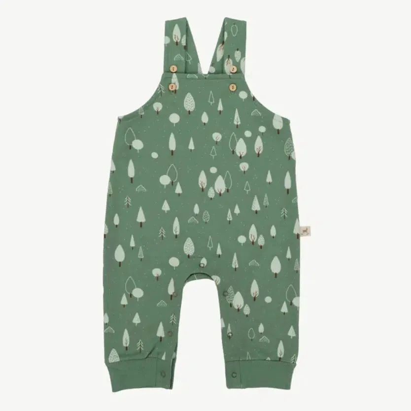 Red Caribou - Organic Pima Cotton French Terry Overall - Winter Green