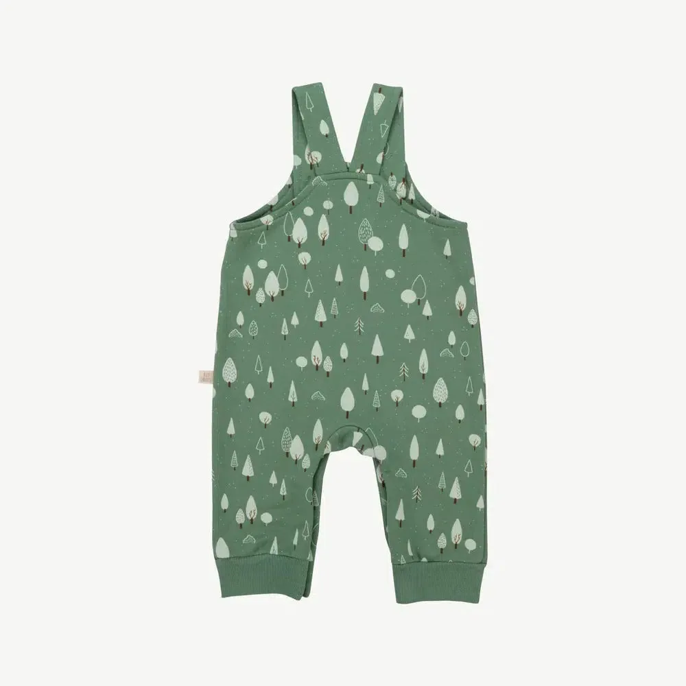 Red Caribou - Organic Pima Cotton French Terry Overall - Winter Green