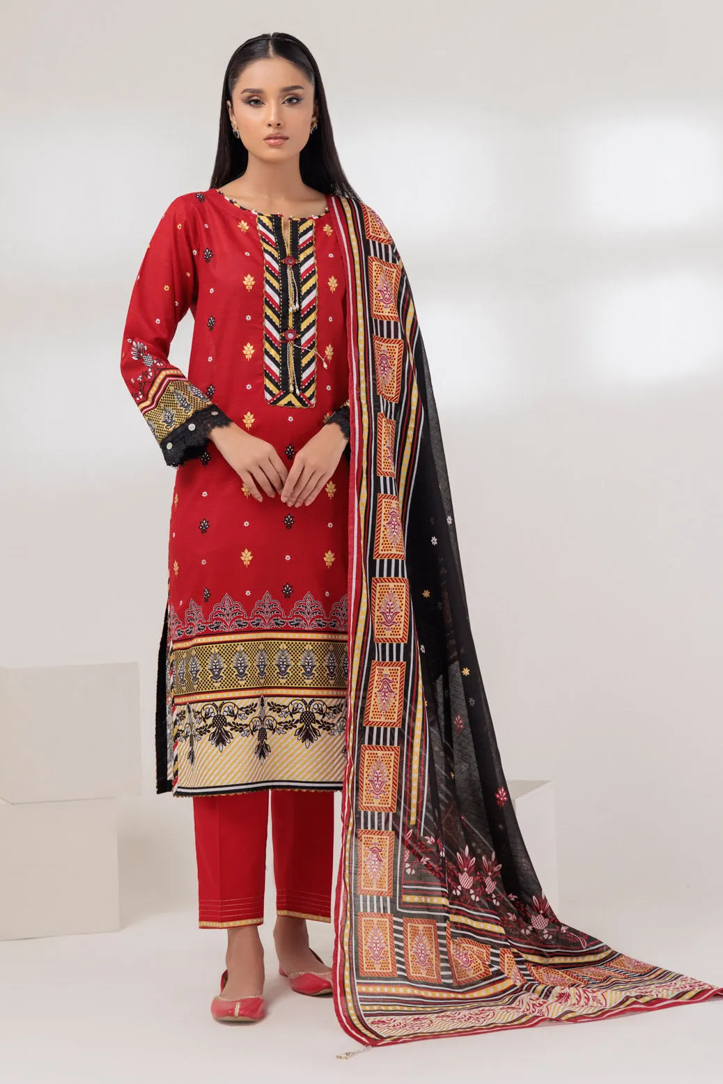 RED-LAWN-3 PIECE (SAS233P89)
