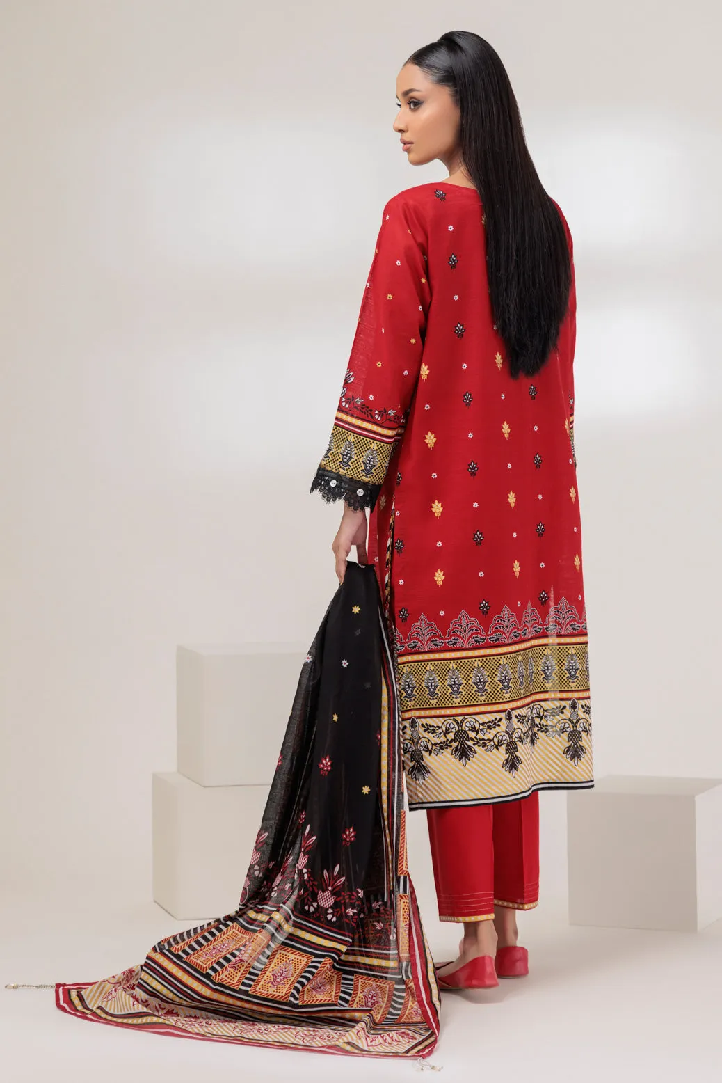 RED-LAWN-3 PIECE (SAS233P89)