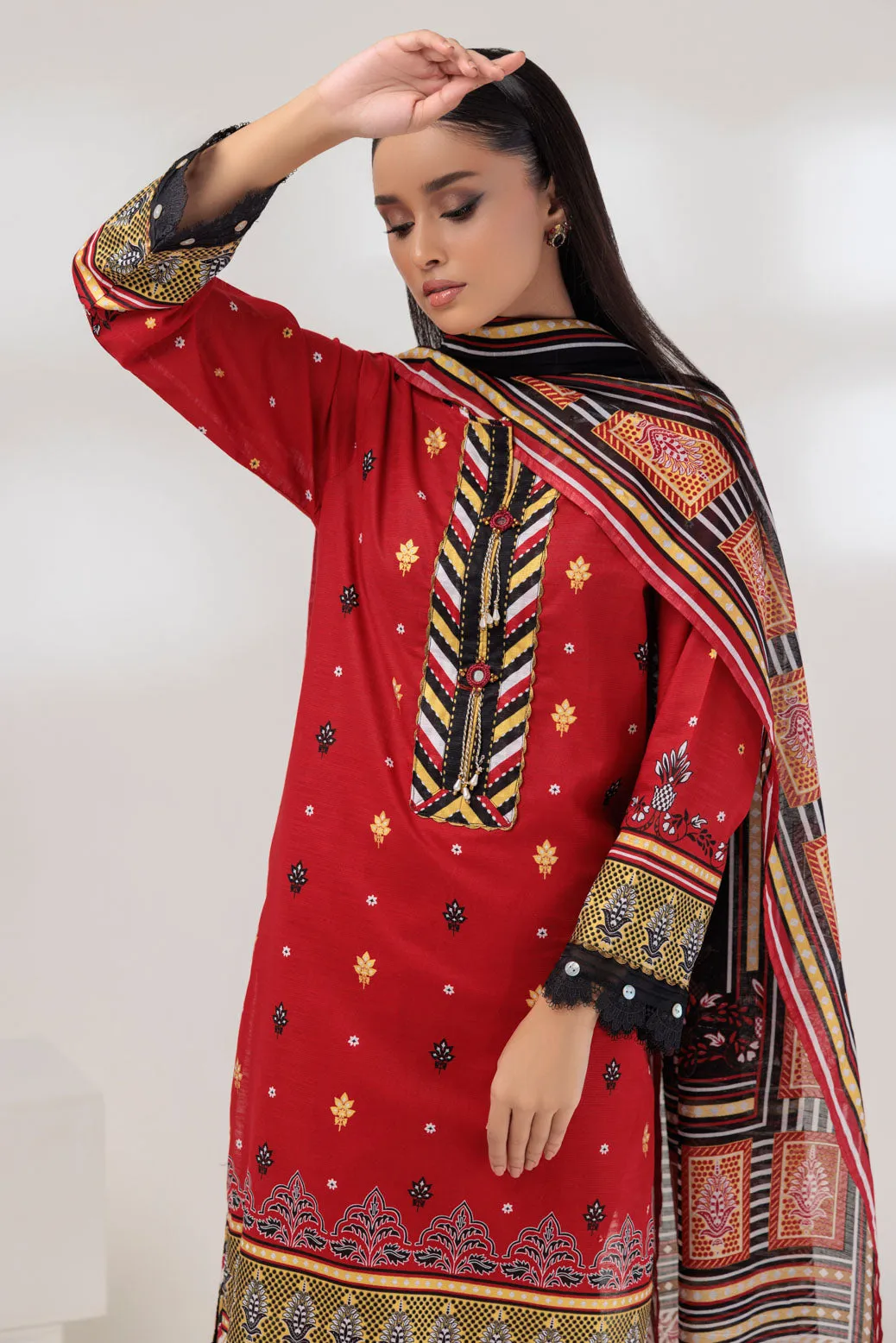 RED-LAWN-3 PIECE (SAS233P89)