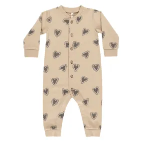 Rylee   Cru - Button-Down Jumpsuit - Hearts