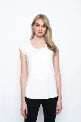 Scoop Neck Short Sleeve Top