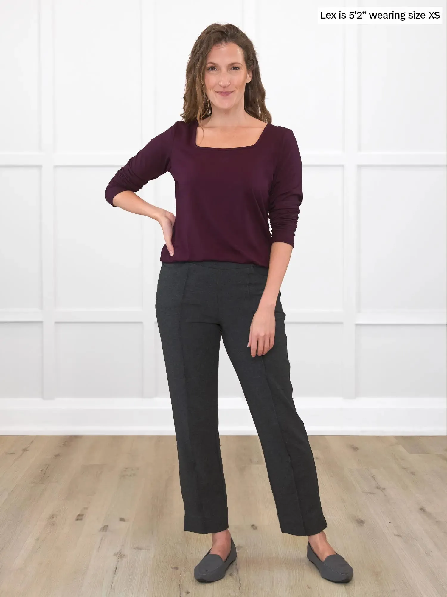 Shyla reversible square neck top