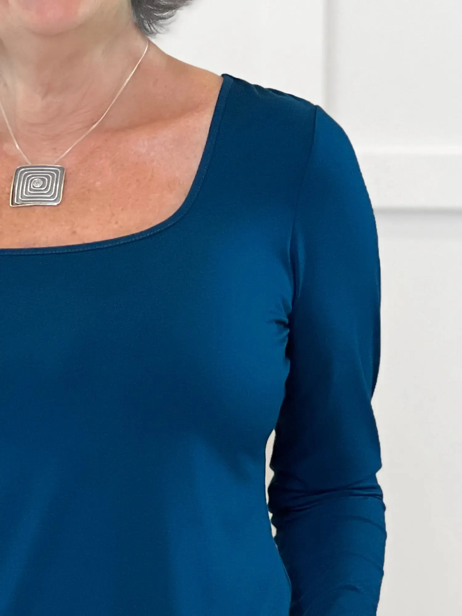 Shyla reversible square neck top
