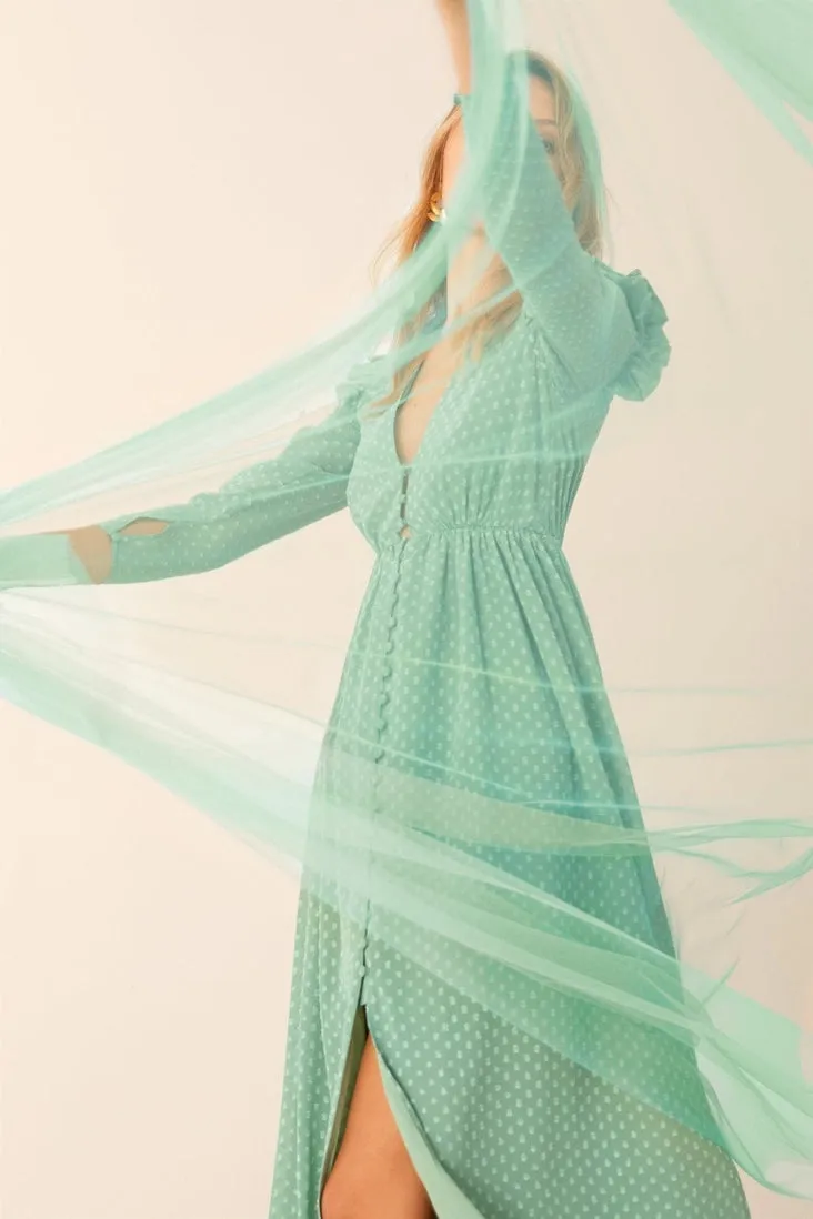 Tami Maxi Dress in Green