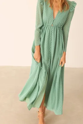 Tami Maxi Dress in Green