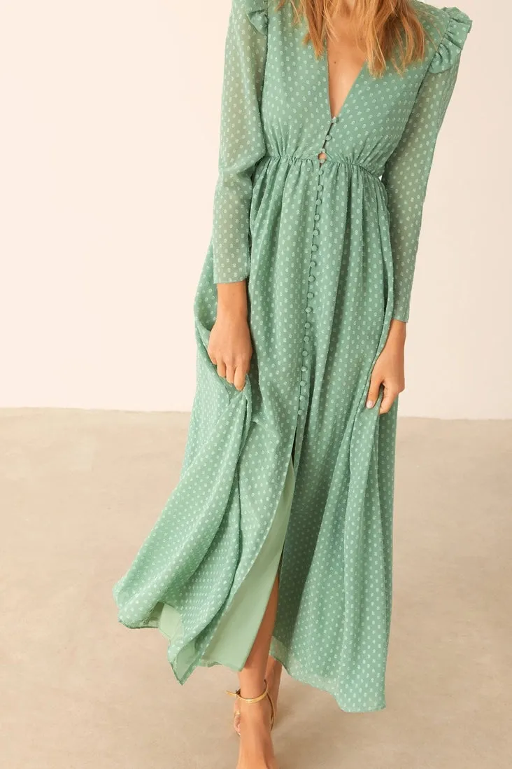 Tami Maxi Dress in Green
