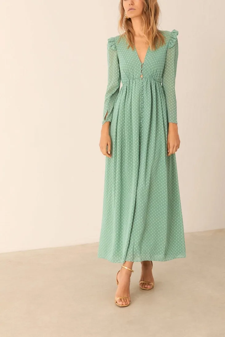 Tami Maxi Dress in Green