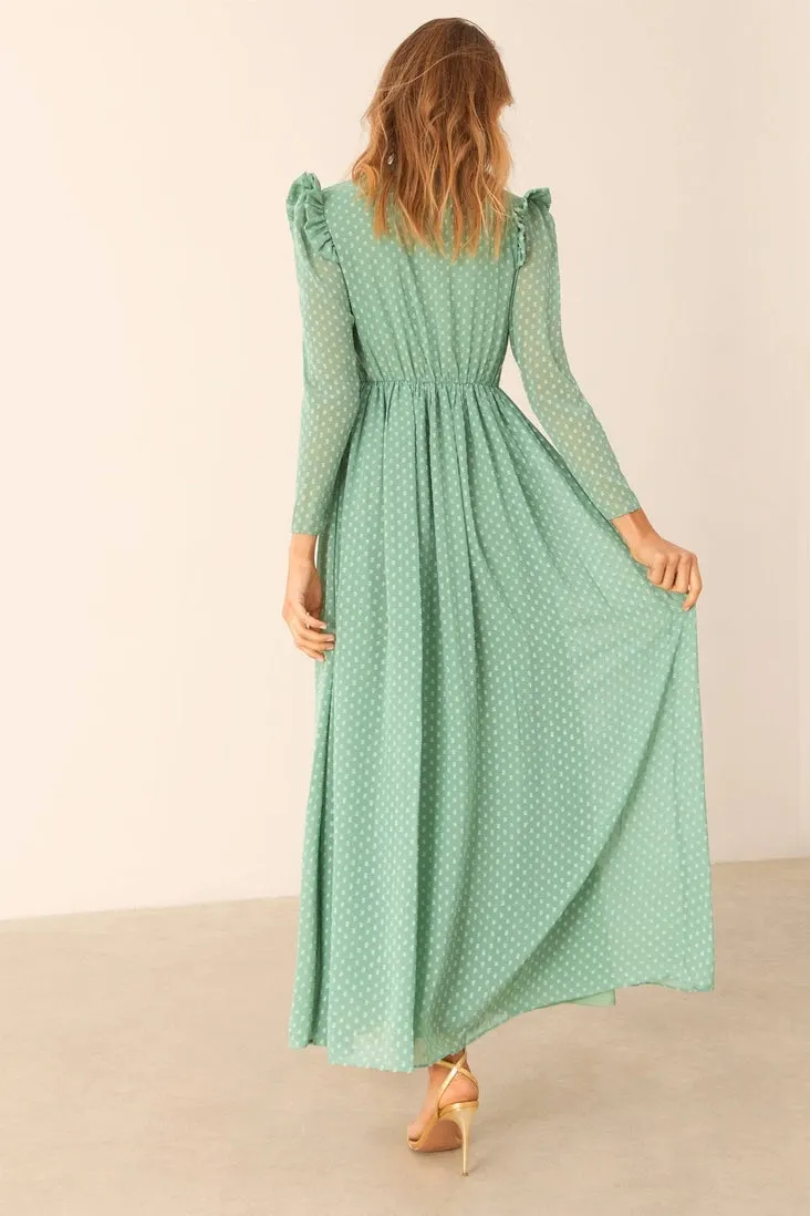 Tami Maxi Dress in Green