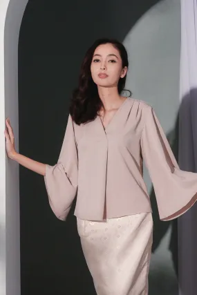 The Bayang Women Bell Shape Top - Nude