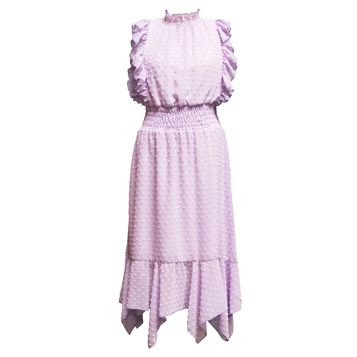 Tween Clip Dot Hankey Maxi Dress