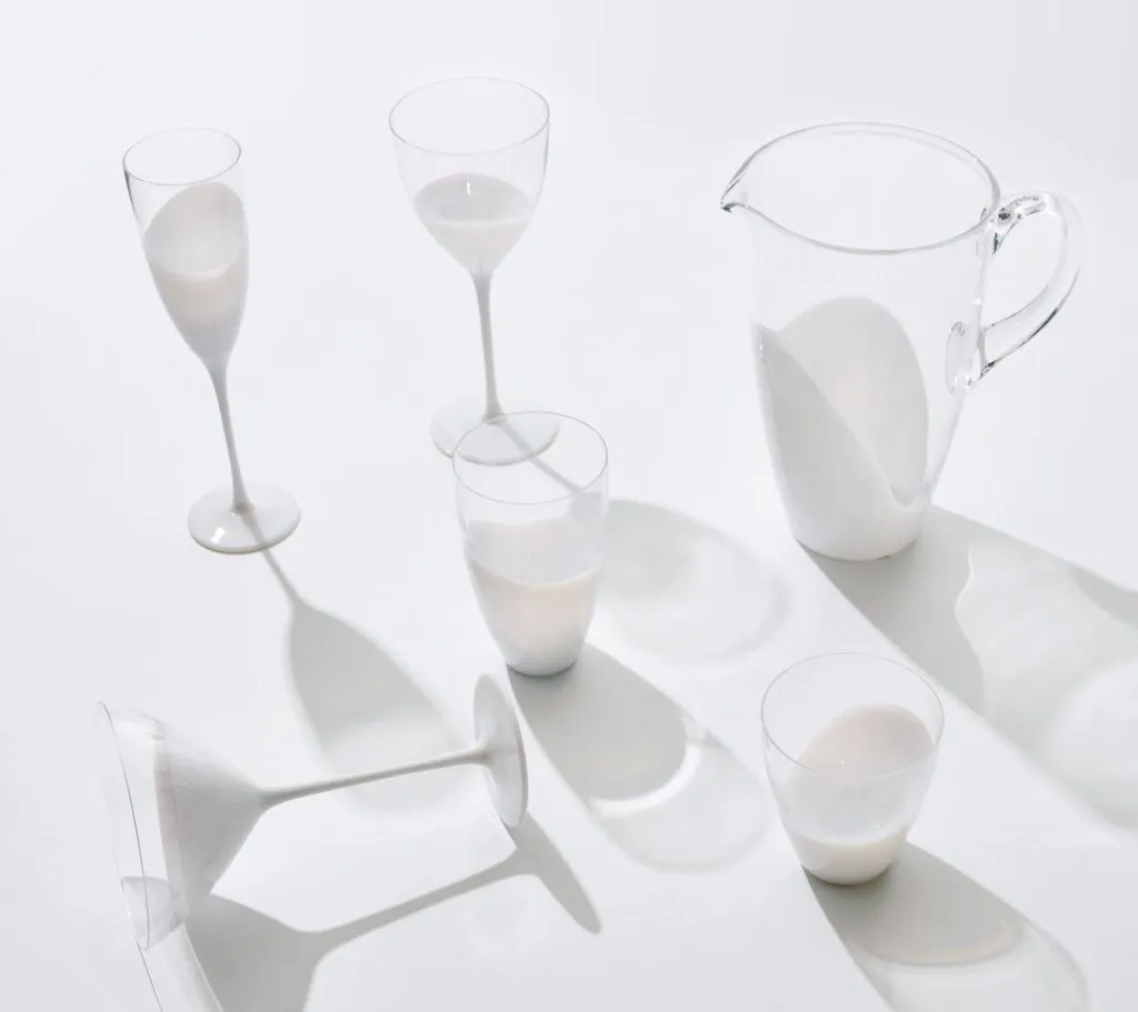 Vague Pitcher in White