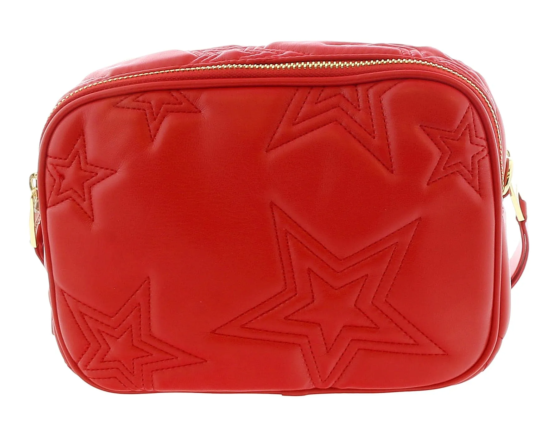 Versace Jeans Couture High Risk Red Square Star Quilted Charm Embellished Crossbody Bag