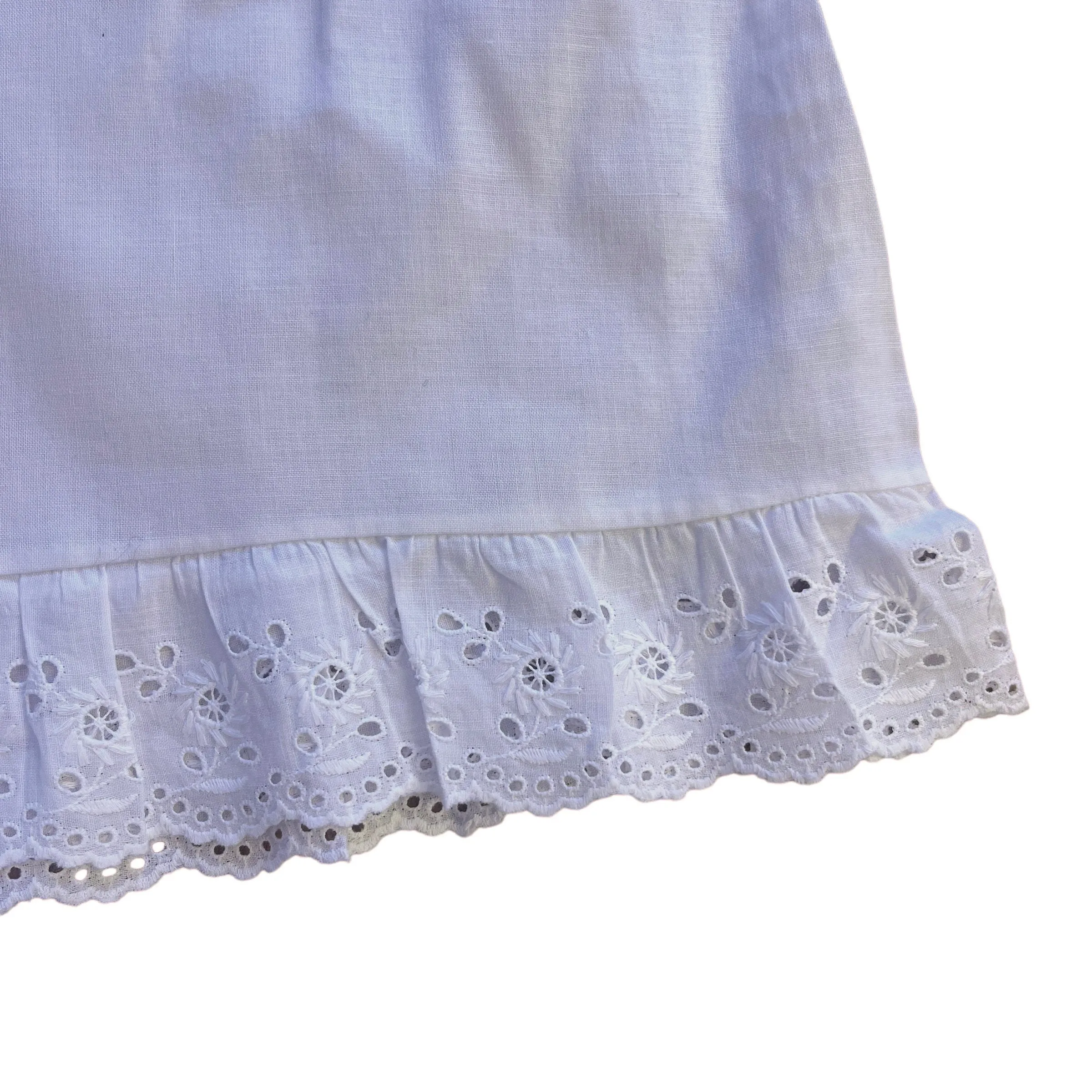 Vintage 1960s White Petticoat  6-8Y