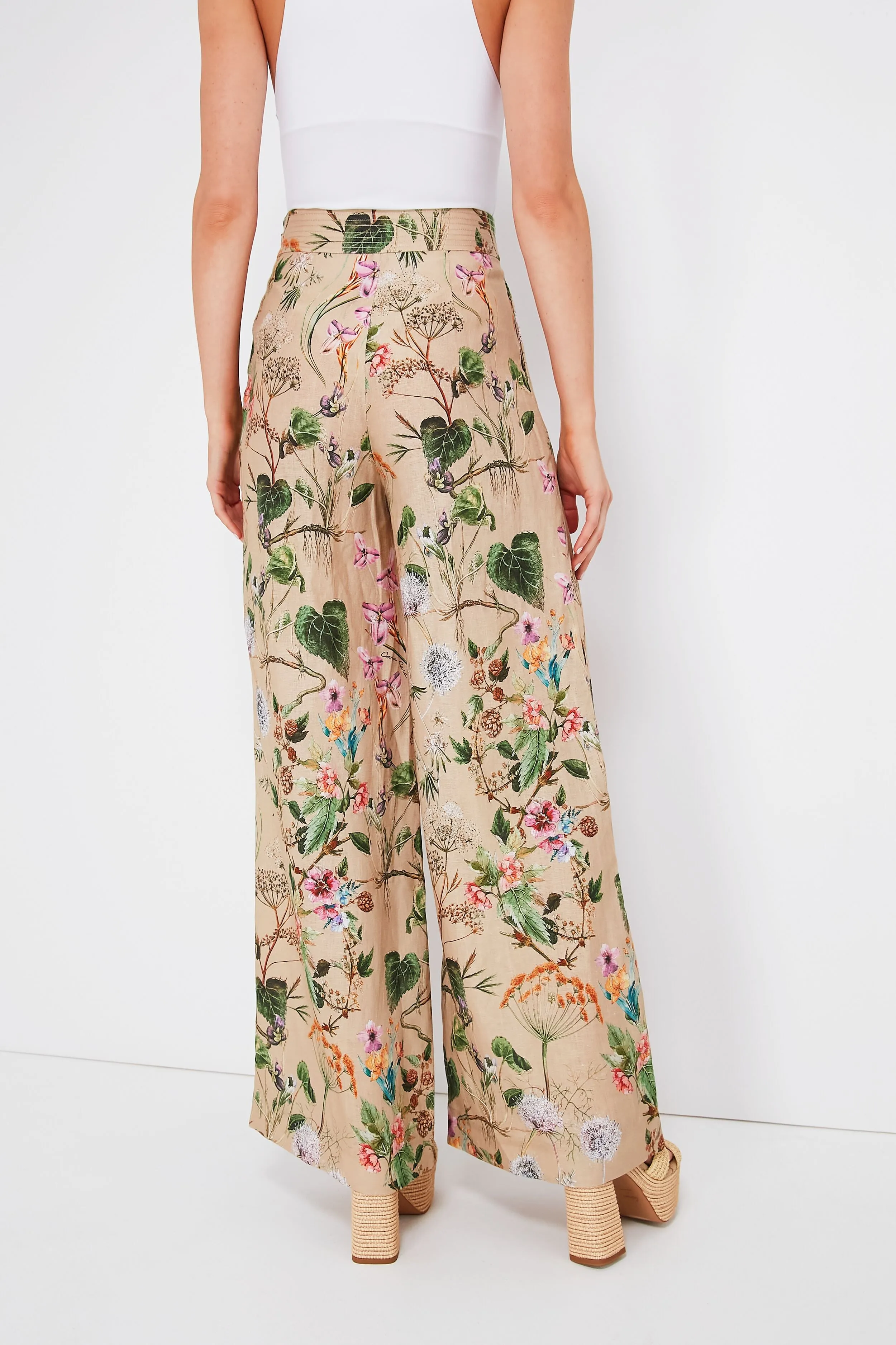 Whimsical Khaki Josephine Pant