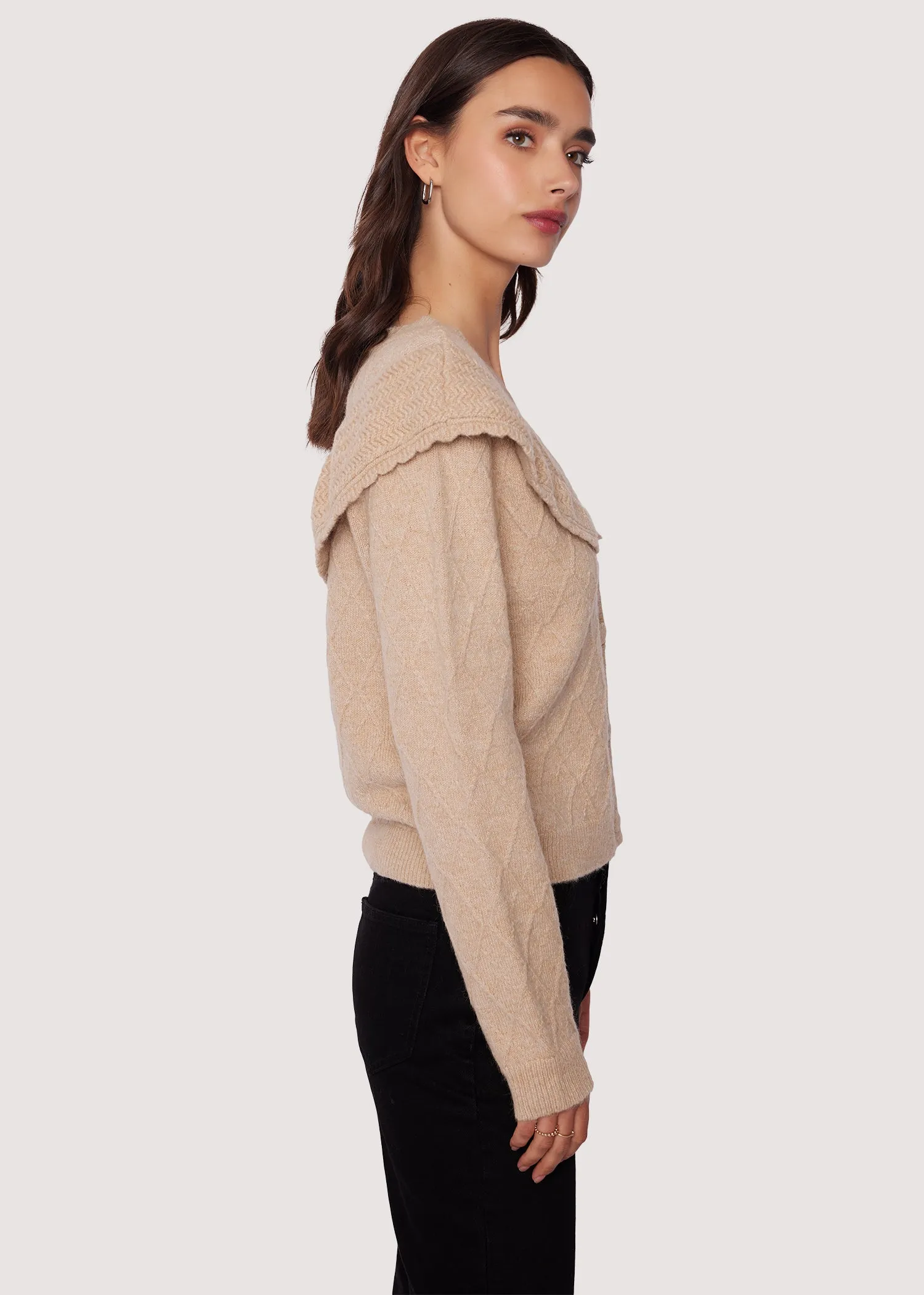 Zoie Ruffle Cardigan