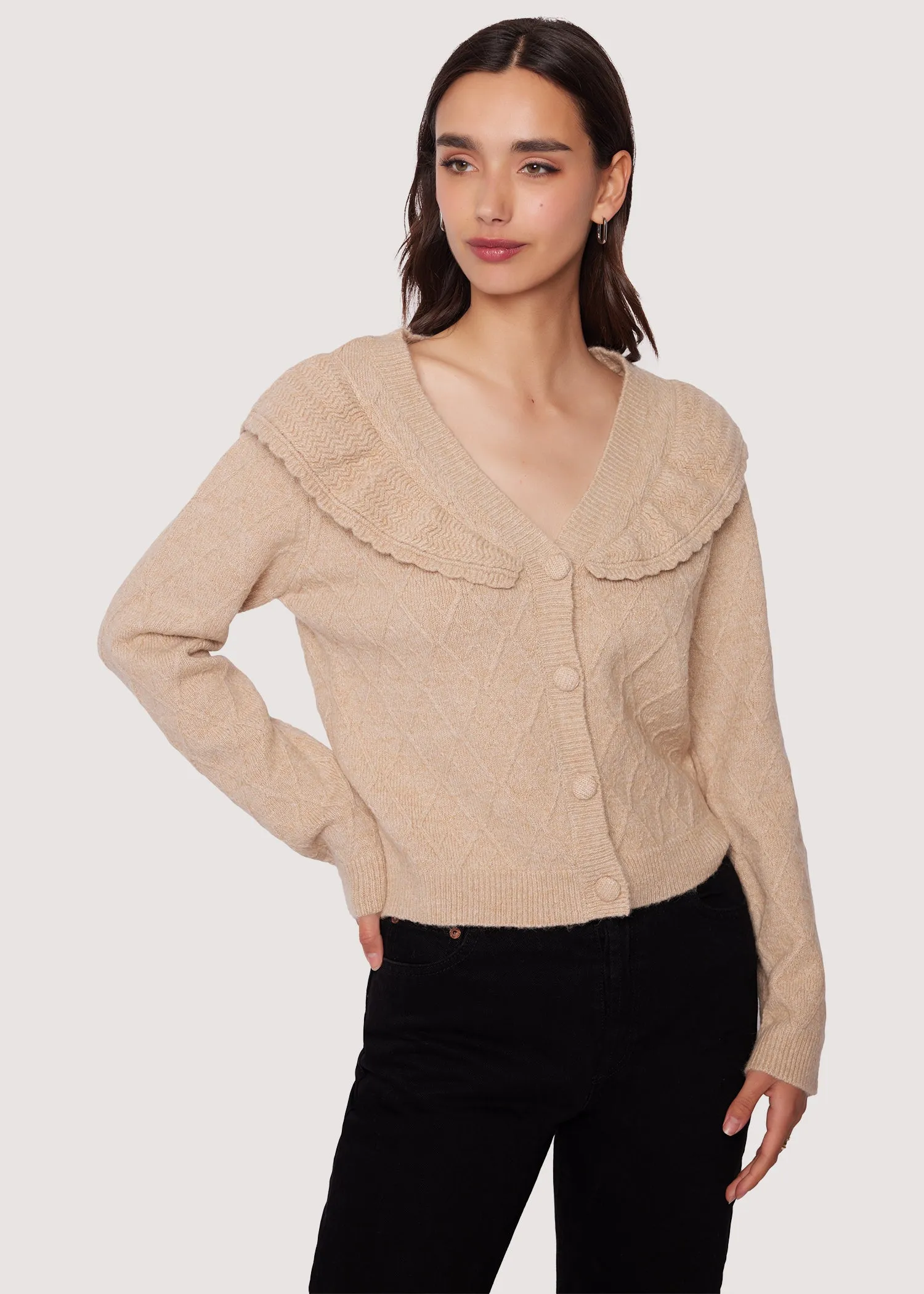 Zoie Ruffle Cardigan