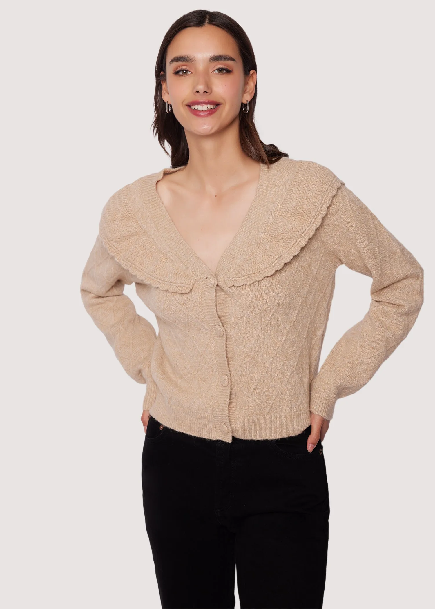 Zoie Ruffle Cardigan